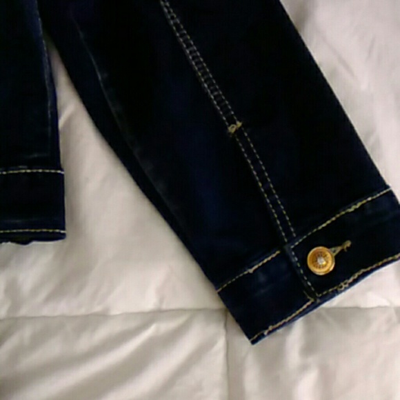 Ladies Rhinestone Jean Jacket - Picture 4 of 4